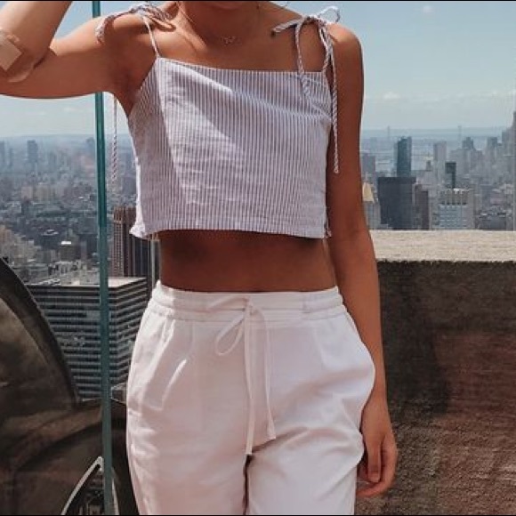 brandy melville john galt stripped tie tank - Picture 1 of 2